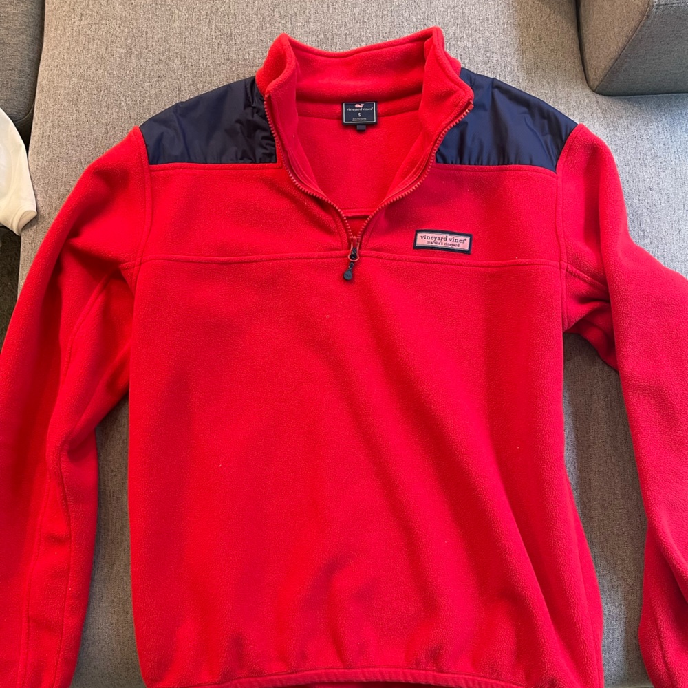 Half zip vineyard vines jacket